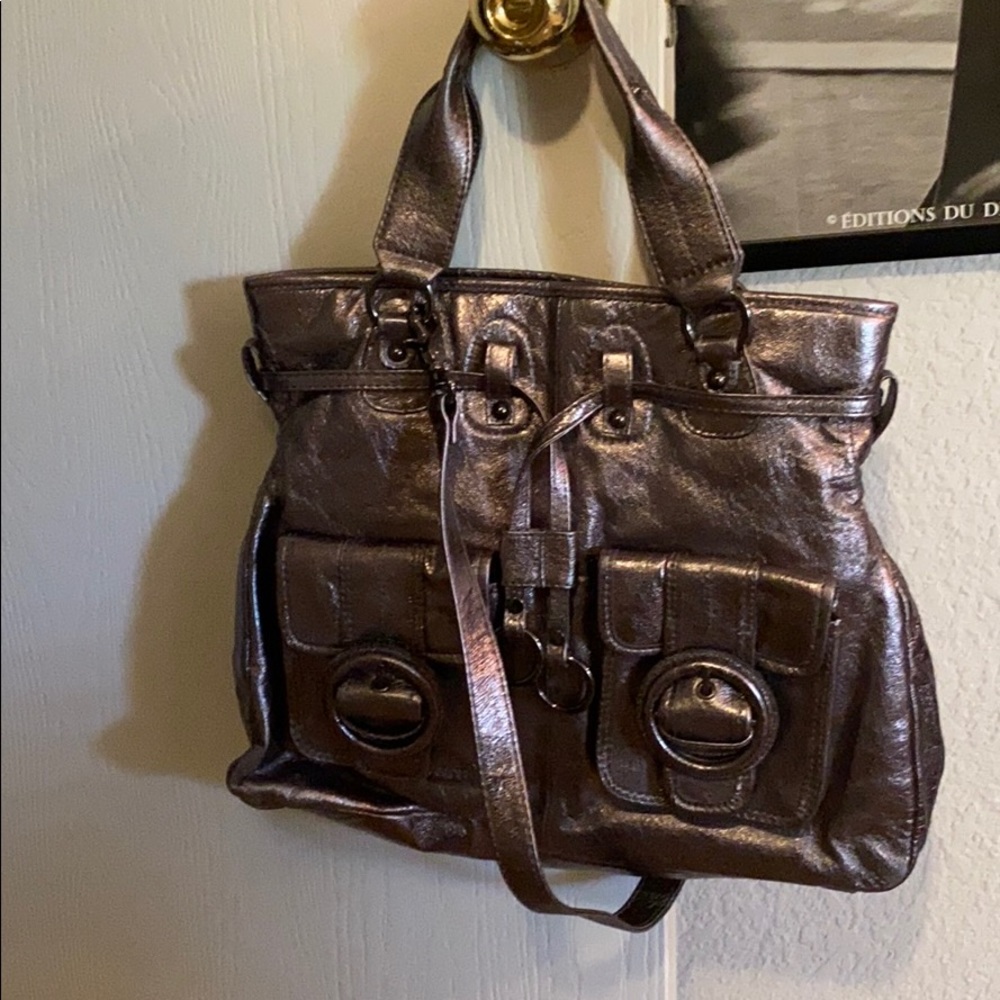 Elliott Lucca silver handbag.  Only used once